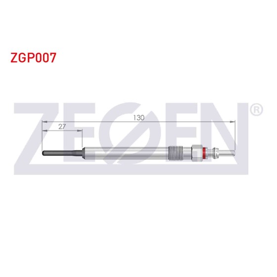 ZEGEN Buji - Kizdirma Buji 4, 4V Audi Volkswagen Passat (3c5) 1.6-2.0tdi 2008-2012 / Volkswagen Caddy IV (Sab, Saj) 1.6TDI 2015- / Volkswagen Jetta IV (162) 1.6TDI 2011- / Volkswagen Amarok 2.0TDI - Kod ZGP008 - OEM 03L963319 ürün görseli