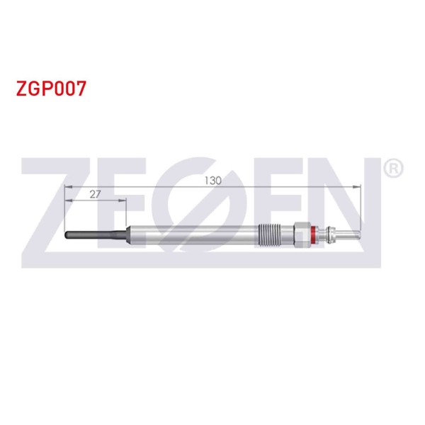 ZEGEN Buji - Kizdirma Buji 4, 4V Audi Volkswagen Passat (3c5) 1.6-2.0tdi 2008-2012 / Volkswagen Caddy IV (Sab, Saj) 1.6TDI 2015- / Volkswagen Jetta IV (162) 1.6TDI 2011- / Volkswagen Amarok 2.0TDI - Kod ZGP008 - OEM 03L963319