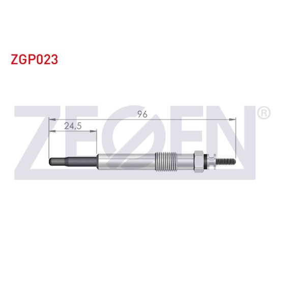 ZEGEN Buji - Kizdirma Buji 10V Ford Tourneo Ford Connect 1.8 TDCI 2002-2013 / Ford Focus II (DA) 1.8tdci 2004-2011 - Kod ZGP023 - OEM 1079401 ürün görseli