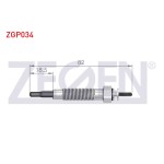ZEGEN Buji - Kizdirma Buji 11V Mitsubishi L300 (P0W, P1W) 2.5D 1986-2006 / Mitsubishi L200 (K7T, K6T) 2.5D 1996-2007 - Kod ZGP034 - OEM MD301950