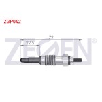 ZEGEN Buji - Kizdirma Buji 11, 5V Mercedes-benz 190 (W201) 2.0-2.5d 1982-1993 / E Serisi (W124) 1984-1995 / Vito (638) 1997-2003 / Ssangyong Korando - Kod ZGP042 - OEM A0001599601