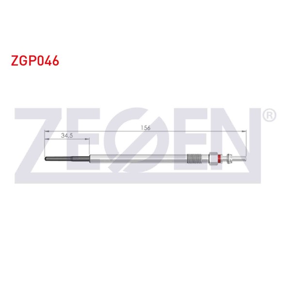 ZEGEN Buji - Kizdirma Buji 4, 4V Fiat Doblo (152, 263) 1.6mjt 2010- / Fiat Egea 1.6mjt 2015- / Fiat Linea (323) 1.6mjt 2007- / Opel Insignia 1.6cdti 2008 - Kod ZGP046 - OEM 0046328627