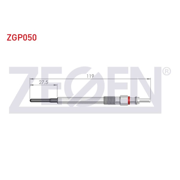 ZEGEN Buji - Kizdirma Buji 4, 4V (Euro 5) Fiat Fiorino (225) 1.3mjt 2013- / Fiat Linea (323) 1.3mjt 2011- / Peugeot Bipper (AA) 1.3HDI 2013- / Citroen Nemo 1.3 HDI 2013 - Kod ZGP050 - OEM 1214070