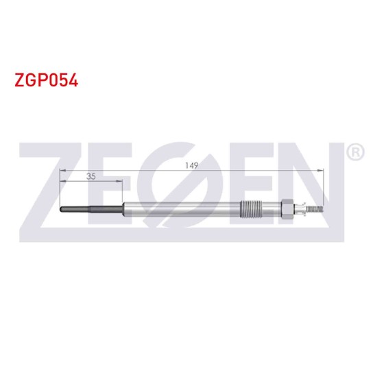 ZEGEN Buji - Kizdirma Buji 4, 4V Citroen Jumper Iii 2.2HDI 2006-2014 / Ford Transit (V348) 2.2tdci 2009-2014 / Tourneo Ford Custom (V362) 2.2tdci 2012- / Ford Ranger (Tke) - Kod ZGP054 - OEM 1717631 ürün görseli