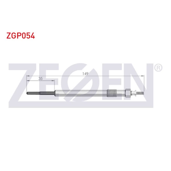 ZEGEN Buji - Kizdirma Buji 4, 4V Citroen Jumper Iii 2.2HDI 2006-2014 / Ford Transit (V348) 2.2tdci 2009-2014 / Tourneo Ford Custom (V362) 2.2tdci 2012- / Ford Ranger (Tke) - Kod ZGP054 - OEM 1717631
