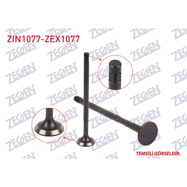 ZEGEN Subap - Takim (Nitrasyonlu) Volkswagen Passat / Volkswagen Tiguan / Volkswagen Transporter 2.0 Audi TDI 16V Eng. (CA) Crafter Ckub - Kod ZIN1077-ZEX1077