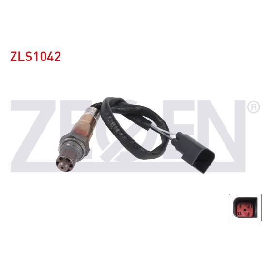 ZEGEN Lambda (Oksijen) Sensoru 400 Mm Ford Fiesta IV 1.25i 1.4i 16V (Dha-dhb-dhc-dhd-dhe-dhf-dhg-fha-fhe) 1996-2002 / Scorpio II 2.0 2.3 (Nsd-y5a) - Kod ZLS1042 - OEM ürün görseli