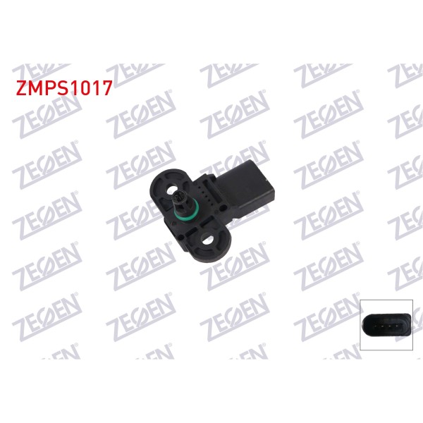 ZEGEN Map Sensoru Volkswagen Golf 1.6-2.0 04-08 / Volkswagen Golf 1.6 08-12 / Volkswagen Jetta 1.6 05-10 / Volkswagen Passat 1.6 05-10 / Volkswagen Polo 1.4 99-01 / Volkswagen Polo 1.2 01-07 / - Kod ZMPS1017 - OEM 06B906051