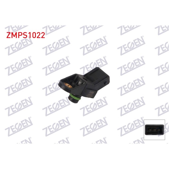 ZEGEN Map Sensoru Citroen Berlingo 1.4 1996-2011 / Citroen Saxo 1.4 - 1.6 1996-2004 / Citroen Xsara 1.4 - 1.6 1997-2004 / Peugeot 206 1.4 - 1.6 1998-2006 / 306 1.6 1993-2002 - Kod ZMPS1022 - OEM 19200E ürün görseli