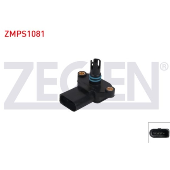 ZEGEN Map Sensoru Volkswagen Bora (1j2) 1.6 00-05 / Volkswagen Caddy II 1.6 95-00 / Volkswagen Golf Iii (1h1) 1.6 91-99 / Volkswagen Golf IV (1j1) 1.6 97-05 / Volkswagen Polo (9N_) 1.4-1.6 01-12 - Kod ZMPS1081 - OEM 036906051D ürün görseli