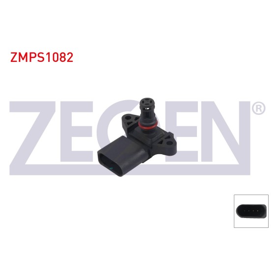 ZEGEN Map Sensoru Volkswagen Polo (9N_) 1.2 2001-2012 / Audi A4 (8e2) 2.0 Audi TFSI 2000-2004 / Seat Ibiza (6l1) 1.2 2007-2008 / Skoda Fabia (6y2) 1.4 1999-2003 - Kod ZMPS1082 - OEM 03D906051 ürün görseli
