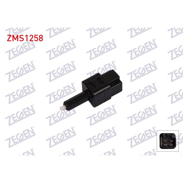 ZEGEN Fren Musuru 4 Pin Renault Clio V 20- / Renault Megane IV 19- / Renault Captur II 20- / Renault Kadjar 15- / Nissan (F15) Nissan Juke 10- / Nicra (K12) 03-10 / Nissan Micra (K13) 10-16 / - Kod ZMS1258 - OEM 25320-AX000