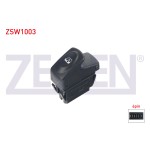 ZEGEN Cam Acma Anahtari Tekli Turuncu Isik 6 Pin Renault Clio II - Kangoo 1998-2008 - Kod ZSW1003 - OEM 7700838101