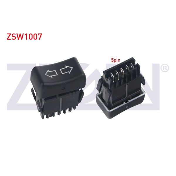 ZEGEN Cam Acma Anahtari Tekli Turuncu Isik 5 Pin Renault R9 - R11 1985-2000 - Kod ZSW1007 - OEM 7700705925