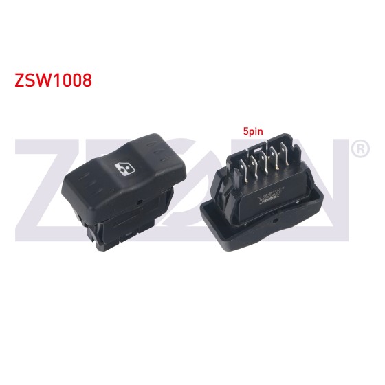 ZEGEN Cam Acma Anahtari Tekli Turuncu Isik 5 Pin Dacia Logan 2004-2012 - Kod ZSW1008 - OEM 6001546816 ürün görseli