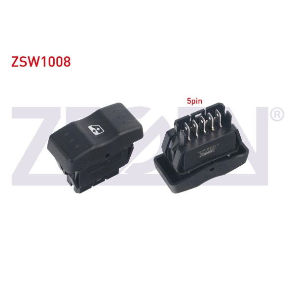 ZEGEN Cam Acma Anahtari Tekli Turuncu Isik 5 Pin Dacia Logan 2004-2012 - Kod ZSW1008 - OEM 6001546816