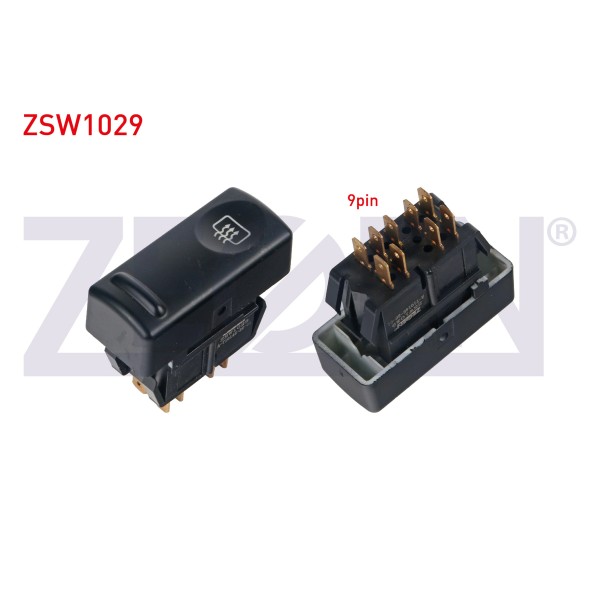 ZEGEN Rezistans Anahtari 9 Pin Turuncu Isik Renault R19 1988-2000 - Kod ZSW1029 - OEM 7700817338