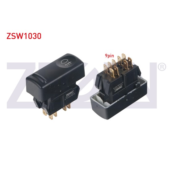 ZEGEN Far - Sis Far Anahtari 9 Pin Turuncu Isiki Renault R19 1988-2000 - Kod ZSW1030 - OEM 7700817333 ürün görseli