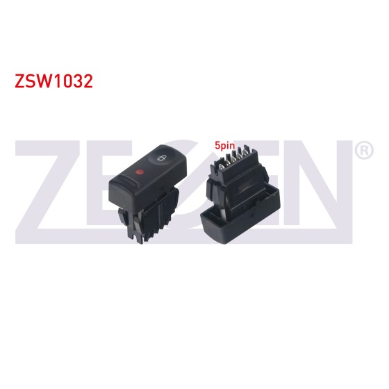 ZEGEN Kapi Kilit Anahtari 5 Pin Kirmizi Isik Renault 19 1988-2001 - Kod ZSW1032 - OEM 7700817336 ürün görseli