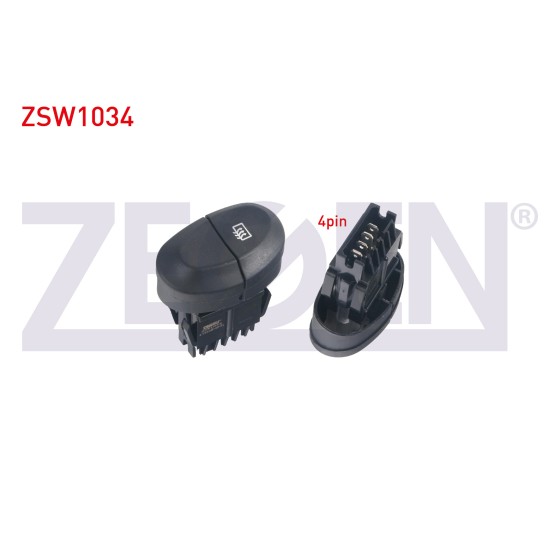 ZEGEN Rezistans Anahtari 4 Pin Turuncu Isik Renault Megane I - Renault Scenic I 1996-2003 - Kod ZSW1034 - OEM 7700841243 ürün görseli