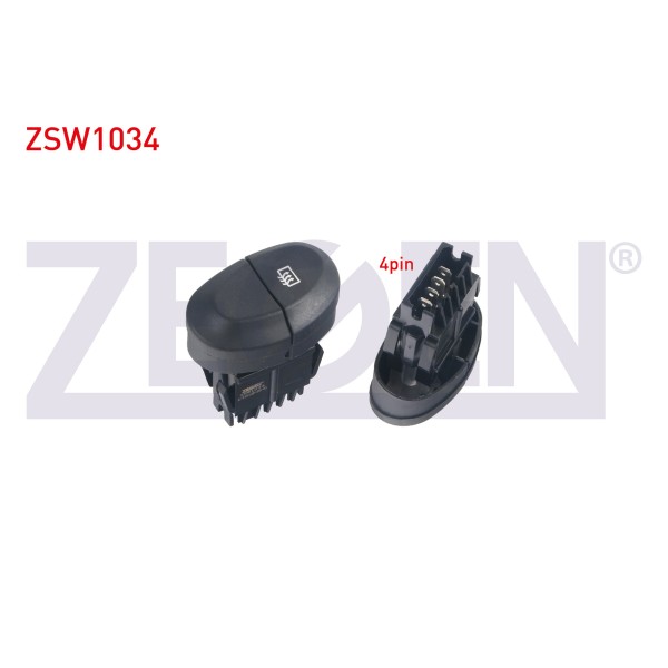 ZEGEN Rezistans Anahtari 4 Pin Turuncu Isik Renault Megane I - Renault Scenic I 1996-2003 - Kod ZSW1034 - OEM 7700841243