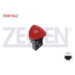 ZEGEN Flasor Anahtari 4 Pin Kirmizi Isik Renault Master II 1998-2010 / Trafic II 2001-2014 / Renault Laguna II 2001-2007 - Kod ZSW1042 - OEM 8200442724
