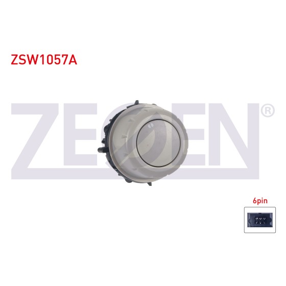 ZEGEN Sunroof Anahtari 6 Pin Renault Megane II Renault Laguna II Renault Scenic II 2001-2009 - Kod ZSW1057A - OEM ürün görseli