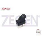ZEGEN Cam Acma Anahtari Tekli Beyaz 6 Pin Turuncu Isik Ducato - Jumper II - Boxer II 2002-2006 - Kod ZSW1067 - OEM 735315619