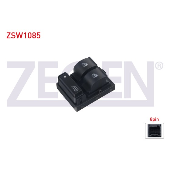 ZEGEN Cam Acma Anahtari Ciftli Turuncu Isik 8 Pin Boxer Iii - Jumper Iii - Ducato (250) 2006-2014 - Kod ZSW1085 - OEM 7354217140 ürün görseli