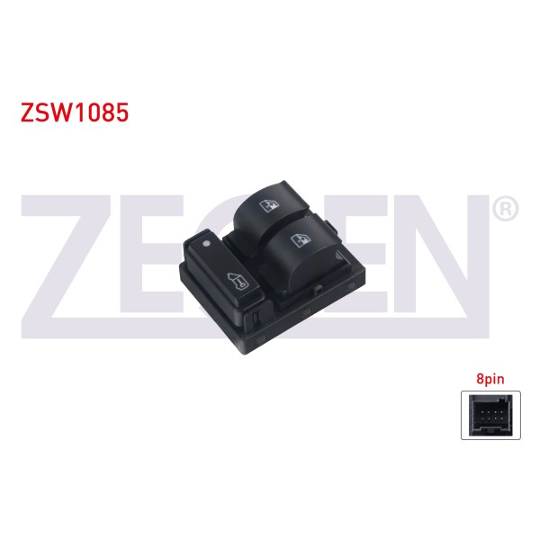 ZEGEN Cam Acma Anahtari Ciftli Turuncu Isik 8 Pin Boxer Iii - Jumper Iii - Ducato (250) 2006-2014 - Kod ZSW1085 - OEM 7354217140