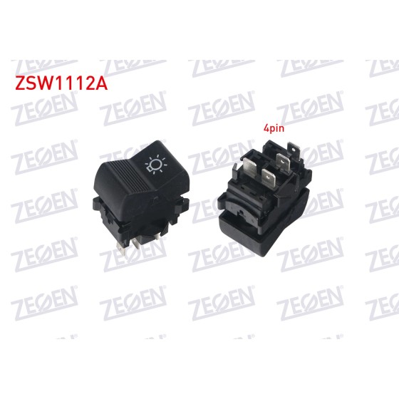 ZEGEN Far - Anahtari 4 Pin Fiat Dogan / Fiat Kartal / Fiat Sahin 1993-2002 - Kod ZSW1112A - OEM 4441804 ürün görseli