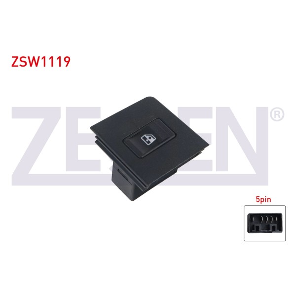 ZEGEN Cam Acma Anahtari Tekli 5 Pin Fiat Uno 70 1994-2000 - Kod ZSW1119 - OEM 1819801