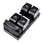 ZEGEN Cam Acma Anahtari Grup Krom 10 Pin Audi A4 - Audi A5 - Audi Q3 - Audi Q5 2007 - Kod ZSW1153 - OEM 8K0959851F