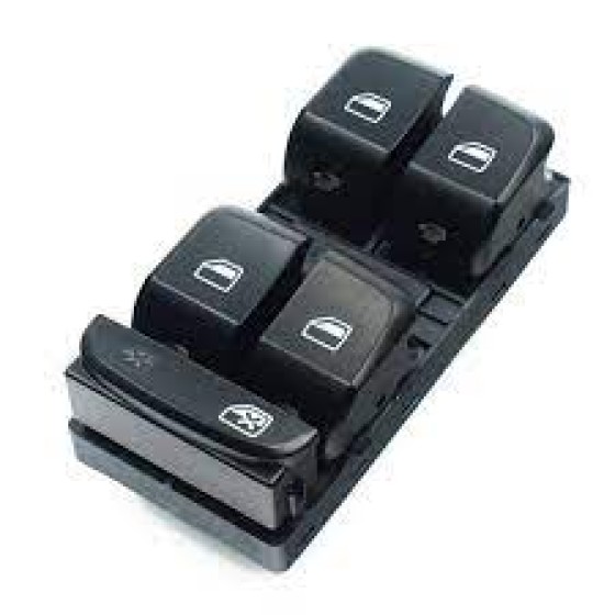 ZEGEN Cam Acma Anahtari Grup 4 Pin Audi A4 - Audi A5 - Audi Q3 - Audi Q5 2007 - Kod ZSW1155 - OEM 8K0959851D ürün görseli