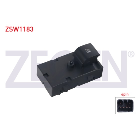 ZEGEN Cam Acma Anahtari Tekli 6 Pin Chevrolet Aveo - Cruze 2009-2014 - Kod ZSW1183 ürün görseli