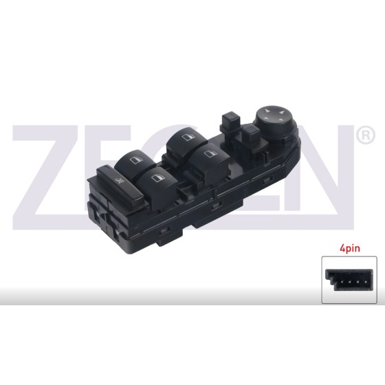 ZEGEN Ayna - Ayar VE Cam Acma Anahtari Grup 4 Pin Bmw X3 (E83) 2004-2010 - Kod ZSW1243 - OEM 61313414355 ürün görseli