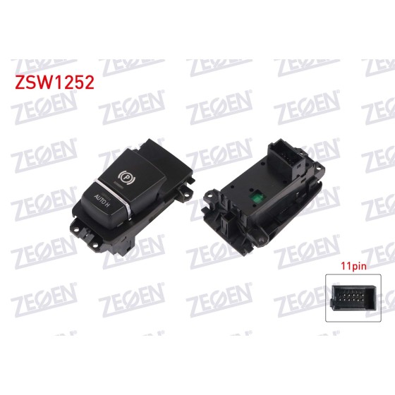 ZEGEN EL Fren Anahtari 11 Pin Bmw 5 Serisi (F10) 2010-2016 / 6 Serisi (F13) 2011-2017 / X3 (F25) 2011-2017 / X4 (F26) 2014-2018 6131 - Kod ZSW1252 - OEM 61319318730 ürün görseli