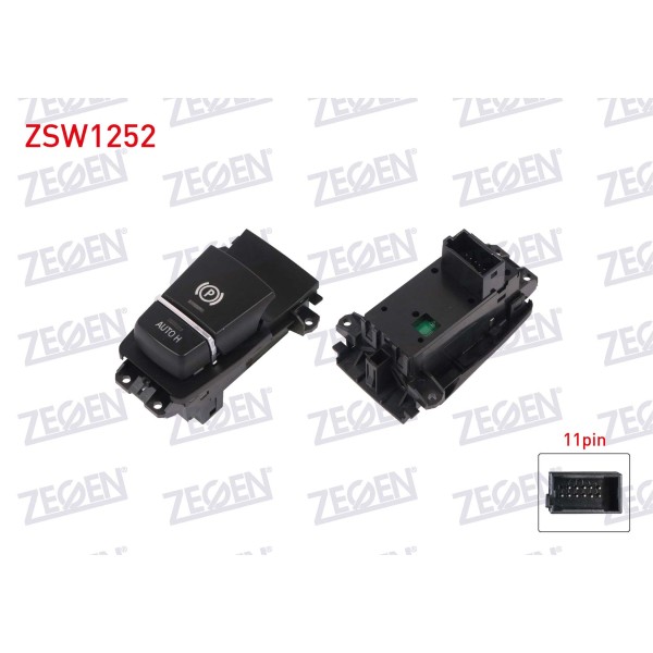 ZEGEN EL Fren Anahtari 11 Pin Bmw 5 Serisi (F10) 2010-2016 / 6 Serisi (F13) 2011-2017 / X3 (F25) 2011-2017 / X4 (F26) 2014-2018 6131 - Kod ZSW1252 - OEM 61319318730