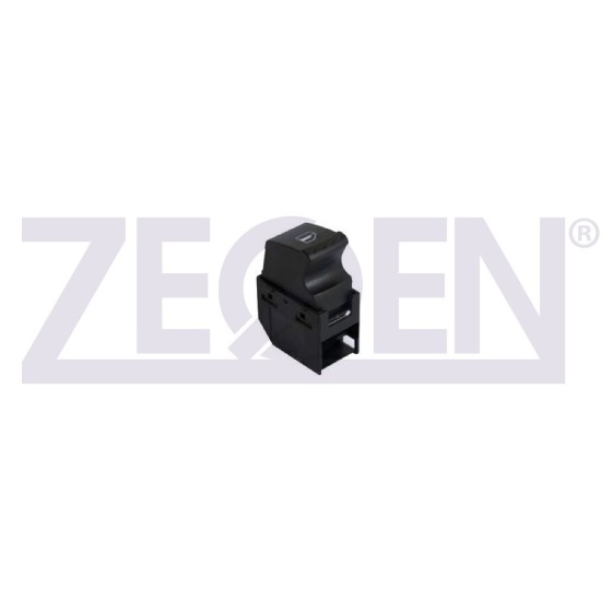 ZEGEN Cam Acma Anahtari Tekli 4 Pin Skoda Octavia - Skoda Fabia 1996-2007 - Kod ZSW1320 - OEM 6Y0959855 ürün görseli