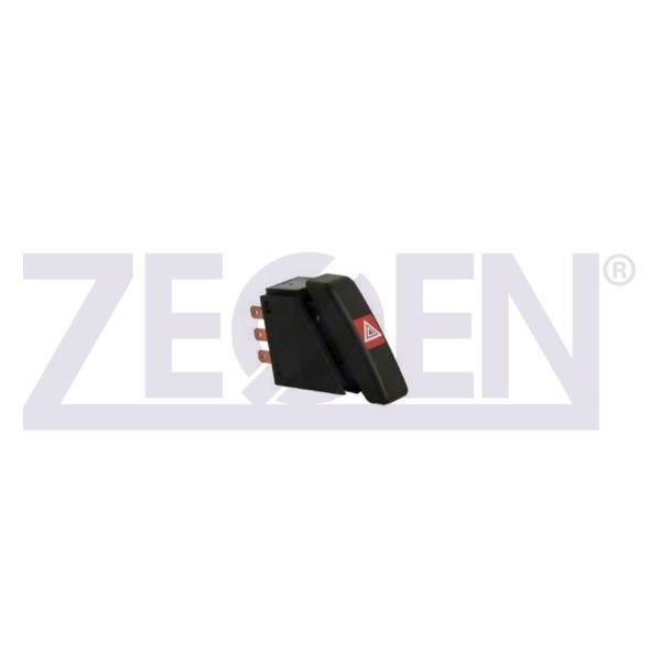 ZEGEN Flasor Anahtari Siyah 7 Pin Opel Vectra A - Calibra 1988-1997 - Kod ZSW1325 - OEM 90316903