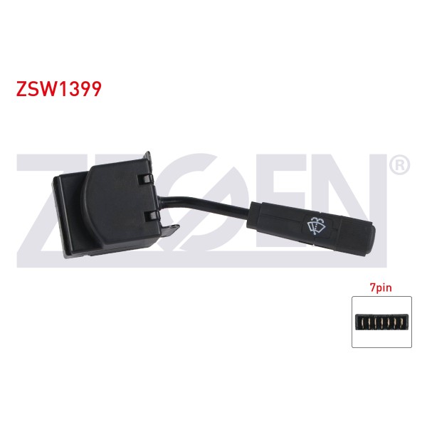ZEGEN Silecek - Kumanda Kolu 7 Pin Renault R9 - R11 1985-2000 - Kod ZSW1399 - OEM 7701349418
