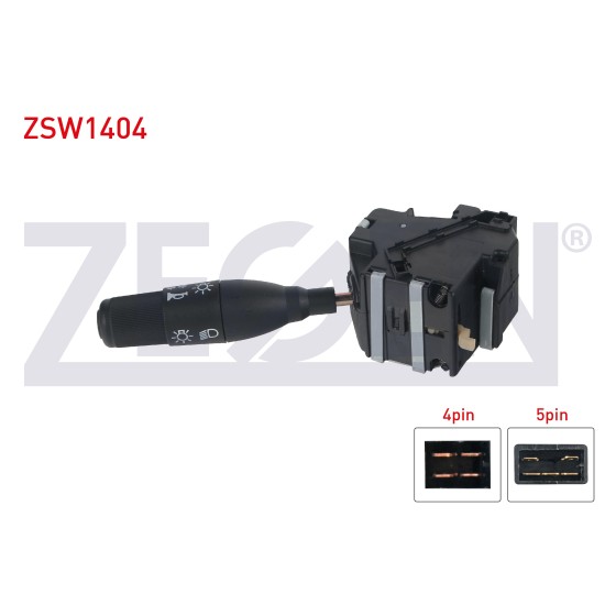 ZEGEN Far - Sinyal Kumanda Kolu 9 Pin Renault R19 - Renault Clio I 1988-2000 - Kod ZSW1404 - OEM 7700842114 ürün görseli