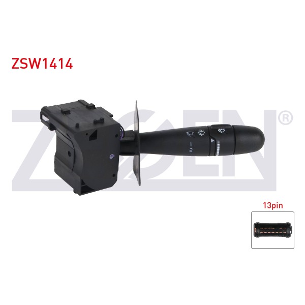 ZEGEN Silecek - Kumanda Kolu 13 Pin Renault Megane I 1999-2002 - Kod ZSW1414 - OEM