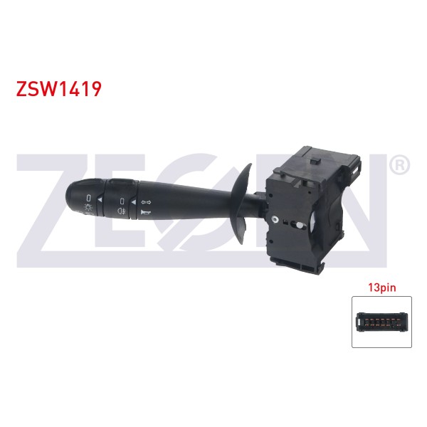ZEGEN Far - Sinyal Kumanda Kolu Kornali 13 Pin Renault Master II 1998-2010 - Kod ZSW1419 - OEM 7701057612