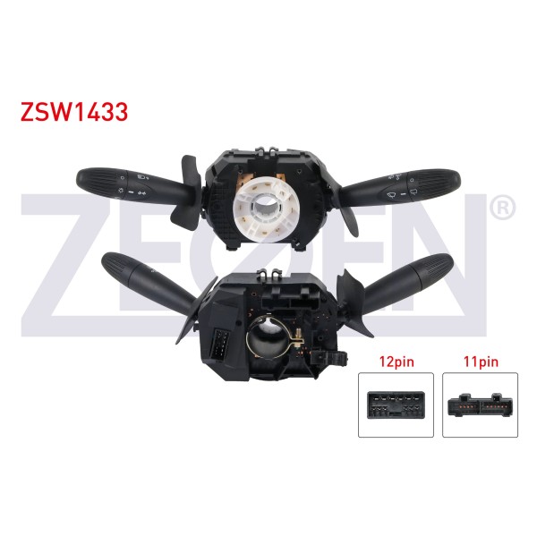 ZEGEN Far - Sinyal Kumanda Kolu Arka Silecekli 23 Pin Fiat Palio 1996-2005 - Kod ZSW1433 - OEM 735290065