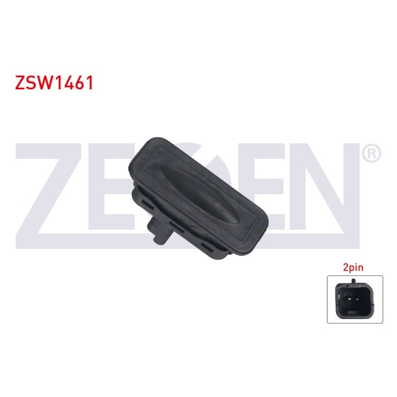 ZEGEN Bagaj Kilit Butonu 2 Pin Renault Clio Iii HB / Renault Megane II HB 2002-2008 - Kod ZSW1461 - OEM 8200076256 ürün görseli