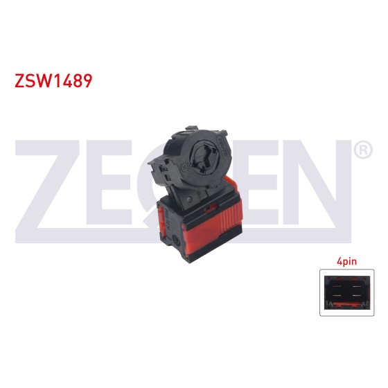 ZEGEN Kontak Termigi 4 Pin Plastik Soket Renault Clio Iii 2005-2012 / Kangoo Renault Fluence Master Iii 2008- / Dacia Logan II Dacia Sandero II Dacia Dokker Dacia Lodgy 2012 - Kod ZSW1489 - OEM ürün görseli