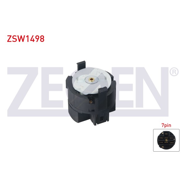 ZEGEN Kontak Termigi 7 Pin Fiat Albea - Fiat Palio - Fiat Marea - Fiat Bravo 1995-2007 / Fiat Doblo - Fiat Stilo 2001-2010 / Alfa Romeo Romeo 147 2001-2010 - Kod ZSW1498 - OEM 46543405