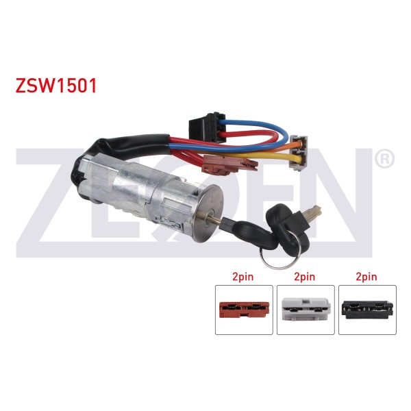 ZEGEN Kontak Anahtari Scudo - Jumpy - Berlingo - Peugeot Partner 1996-2008 / Xantia 1993-1998 - Kod ZSW1501 - OEM 4162.W4