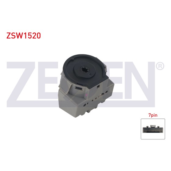 ZEGEN Kontak Termigi 7 Pin Ford Fiesta V 2001- / B-max - Ford Custom - Transit (V363) - (V362) 2012- / Ford Focus - Ford Fusion - Ford Mondeo Iii - Transit (V184) 1998- / C-max - Galax - Kod ZSW1520 - OEM 98AB11572BC ürün görseli
